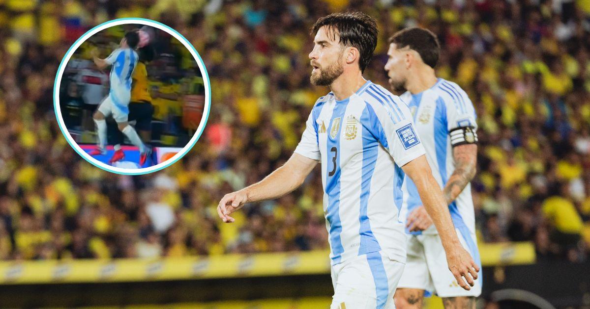 Tagliafico contundente tras la derrota de Argentina ante Ecuador