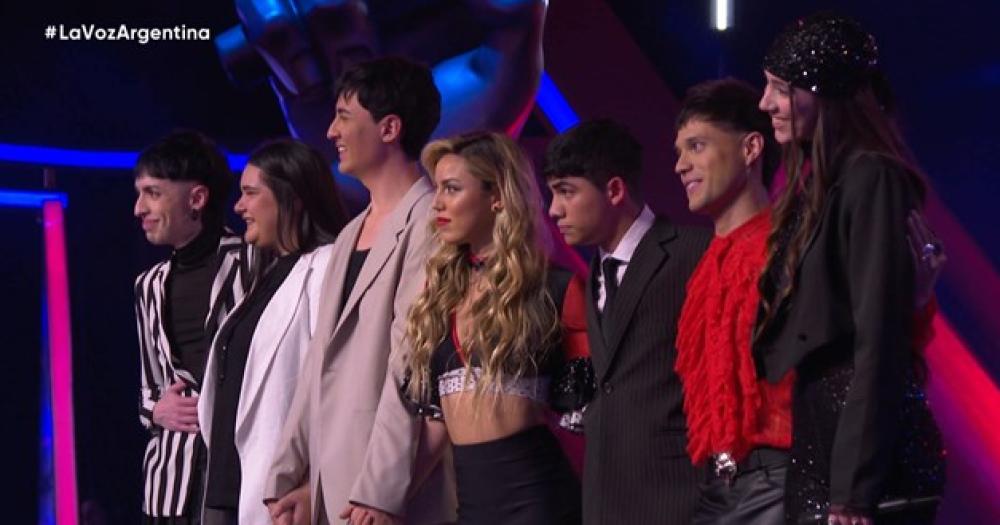 Los integrantes del Team Lali en La Voz Argentina