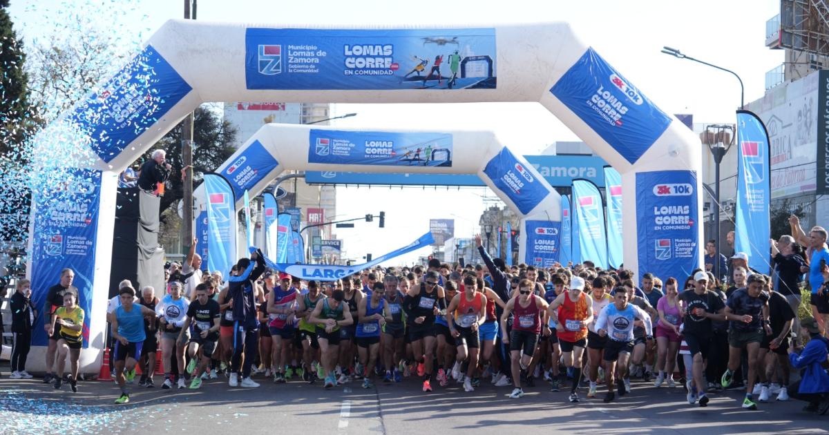 Se llevó a cabo una nueva edición de Lomas Corre