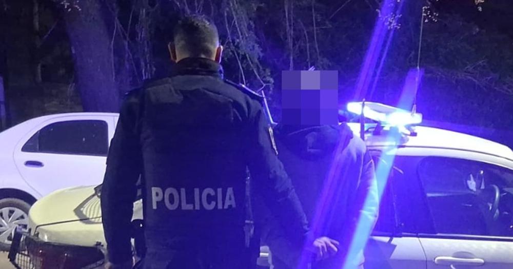 El momento de la detención