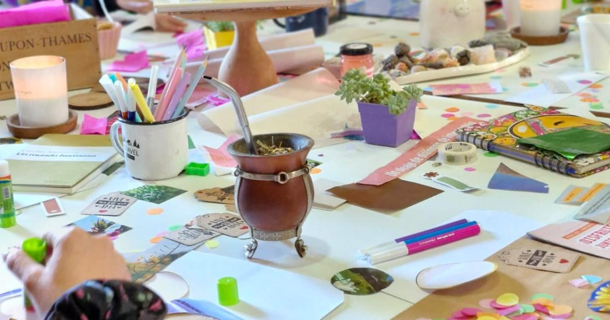 Merienda y mucha creatividad