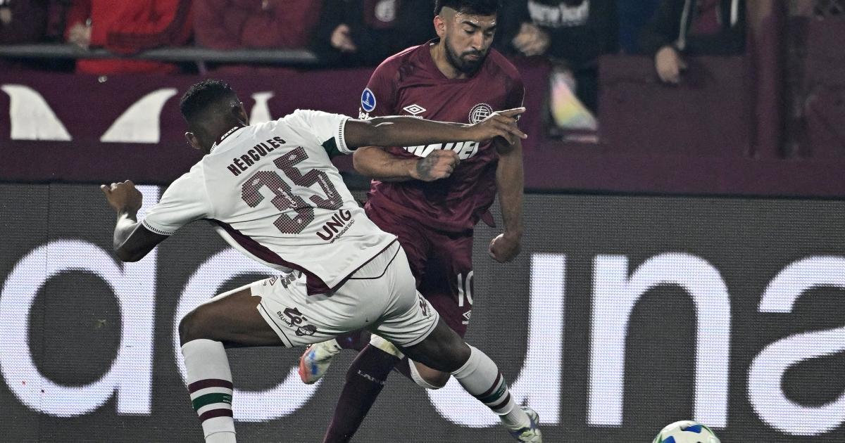 Lanús afronta un duro partido con Fluminense