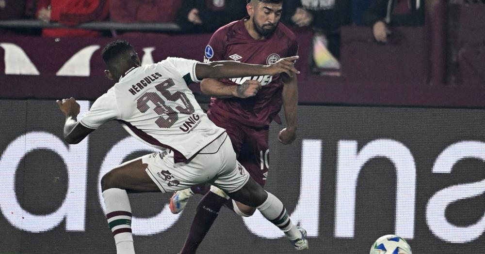 Lanús afronta un duro partido con Fluminense