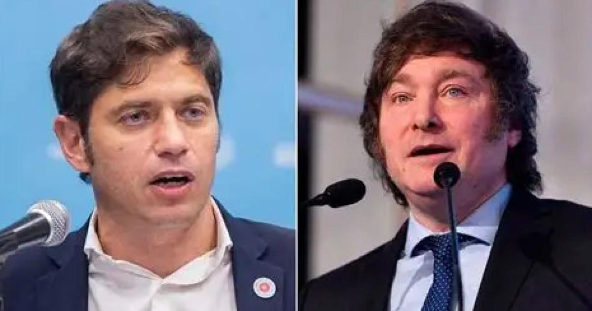iquestQueacute pasariacutea si hoy Kicillof y Milei fueran a una eleccioacuten
