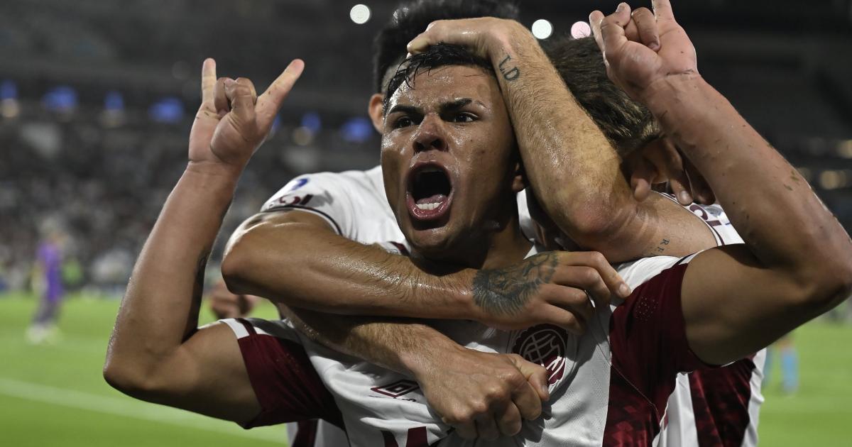 Dylan Aquino le dio la clasificación a Lanús a la semifinales de la Copa Sudamericana