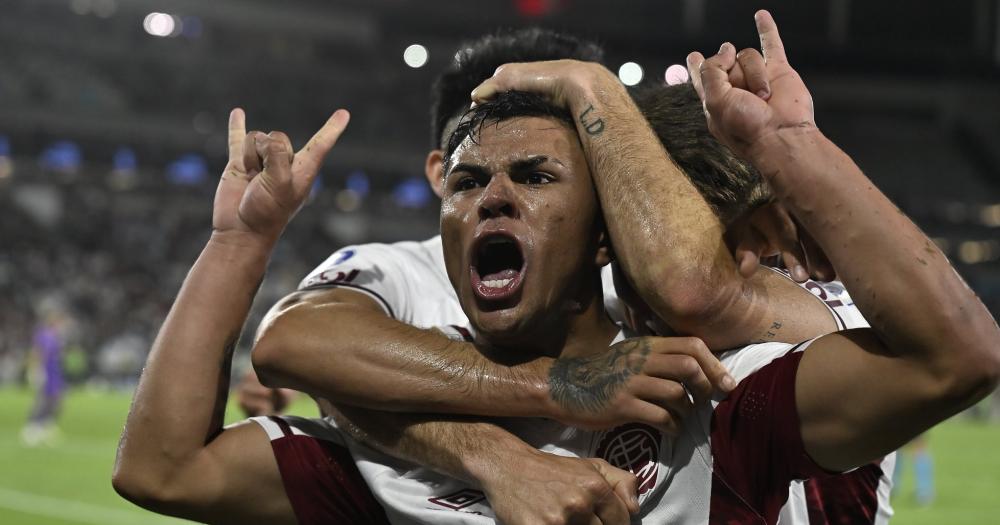 Dylan Aquino le dio la clasificación a Lanús a la semifinales de la Copa Sudamericana