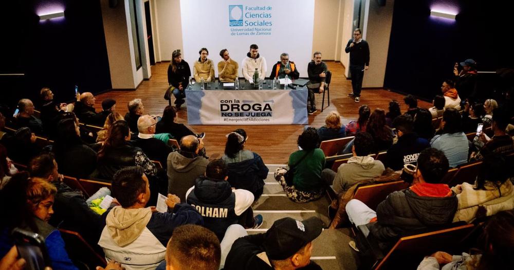La campaña Con la droga no se juega fue lanzada en julio