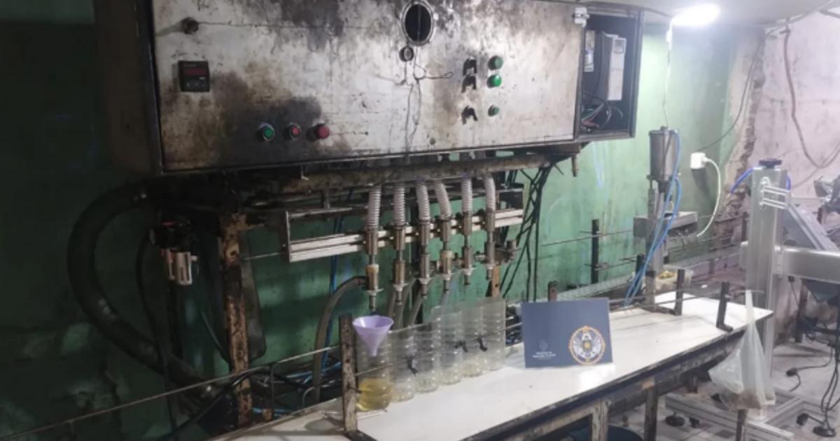 Uno de los sitios allanados por la Policía Federal