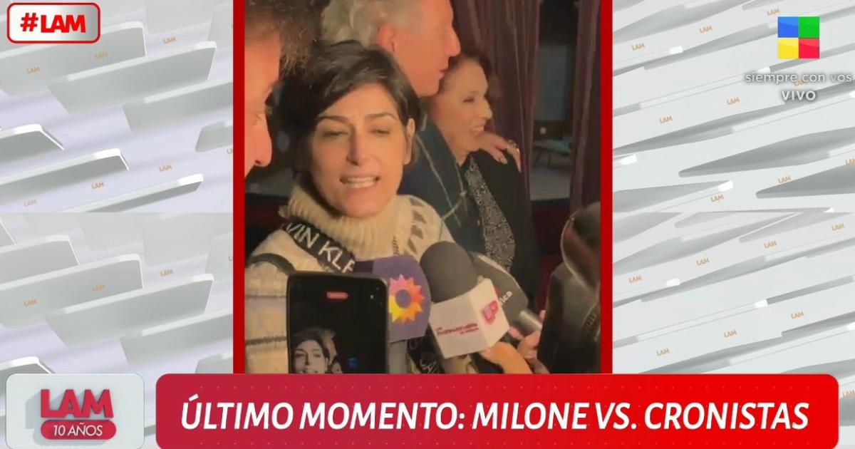 Sacada ante las preguntas de los noteros