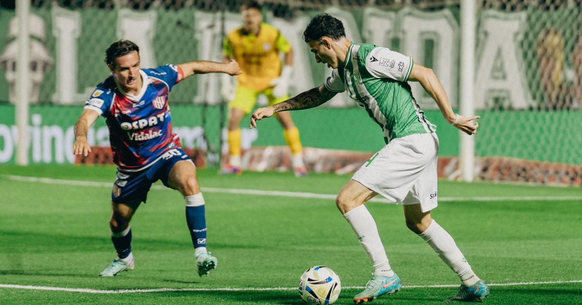 Santiago López García fue una de las figuras en el 0-0 entre Banfield y Unión