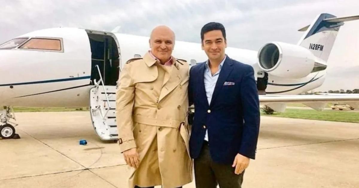 José Luis Espert junto a Fred Machado