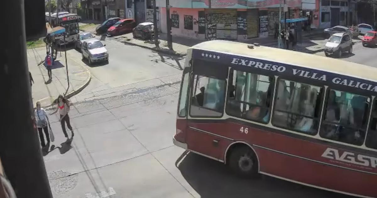 El hecho quedó filmado por una cmara de seguridad