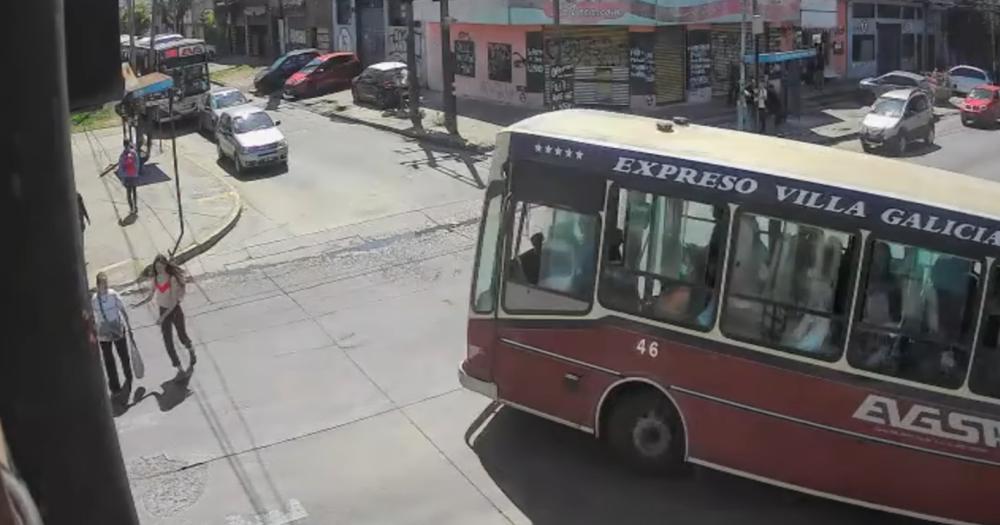 El hecho quedó filmado por una c?mara de seguridad