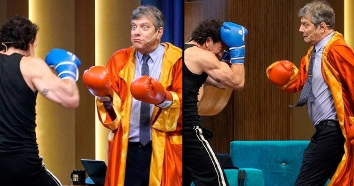 Con comentarios y pelea a lo Rocky