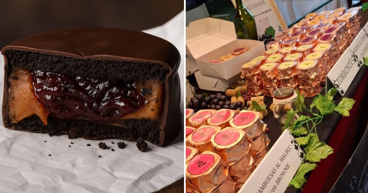 Uno de los objetivos de Leandro es acercar a los vecinos al mundo vitivinícola a partir de los alfajores