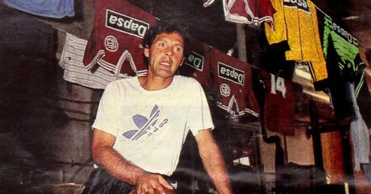 Miguel Russo en su época en Lanús