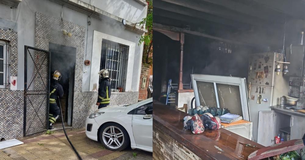El incendio ocurrió en Lomas Oeste