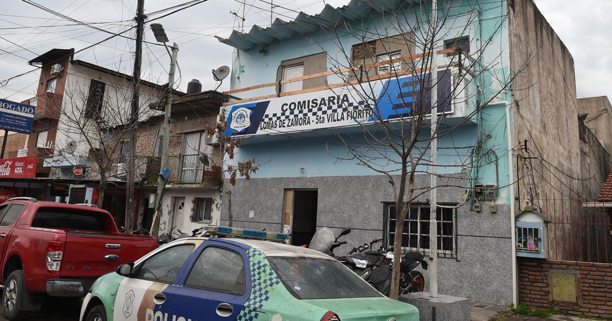 El delincuente fue llevado a la Comisaría 5ª de Villa Fiorito