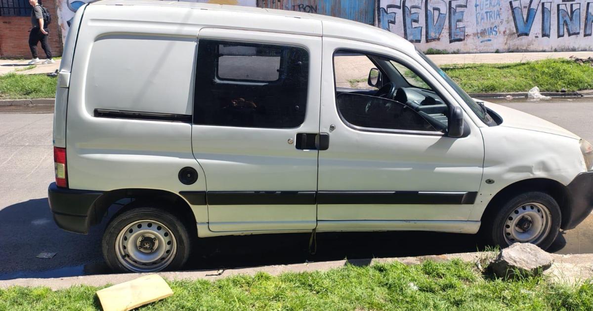 La camioneta del sospechoso