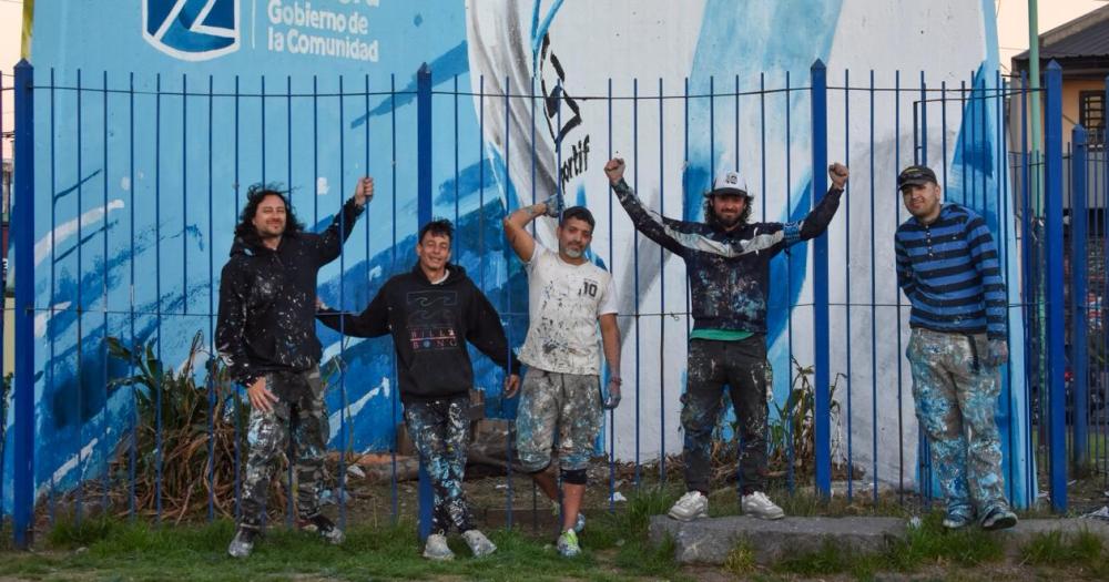 El grupo no dudó en ayudar a Julio y su familia El colectivo pidió que los vecinos se unan a la causa solidaria