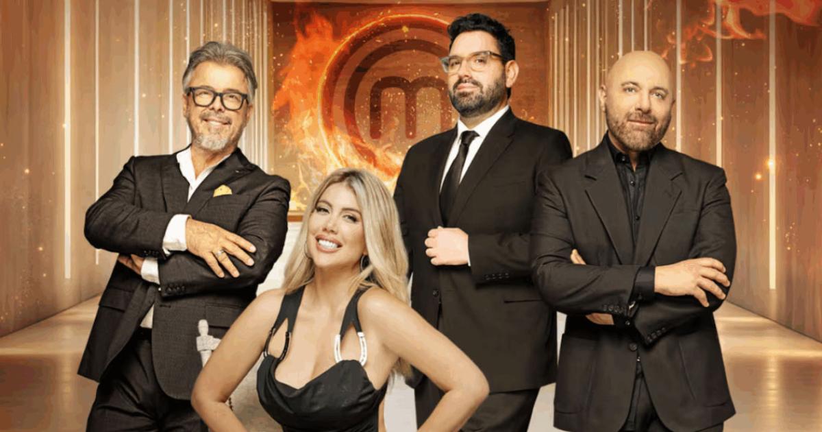 Wanda Nara y los jurados de MasterChef Celebrity