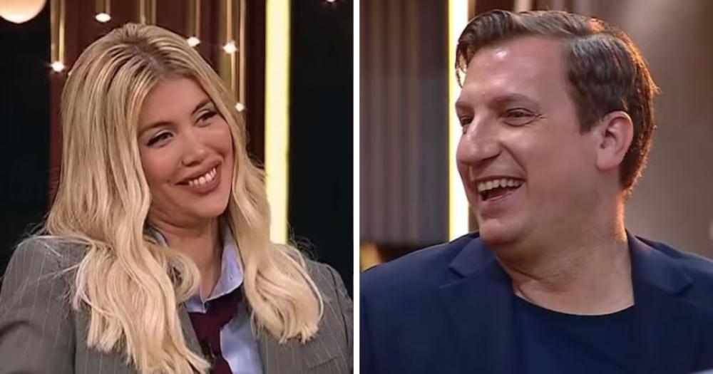 Wanda Nara y Maxi López con buena onda