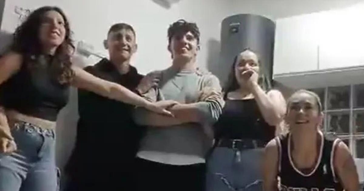 Nicols Behringer festejó en familia