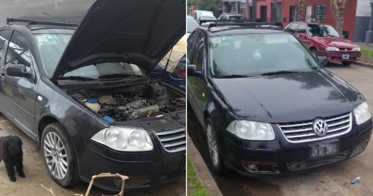 El auto del escndalo antes y después del arreglo