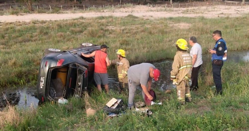 El accidente ocurrió en la Ruta 12