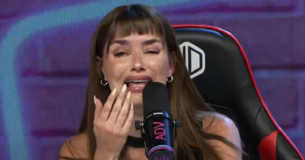 Agustina Peñalva se quebró en vivo