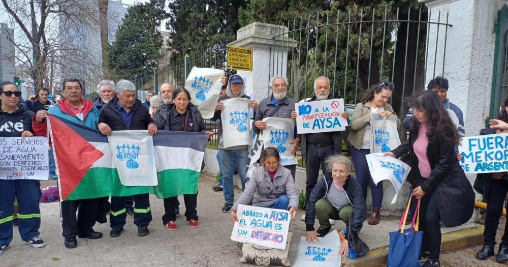 Lomas- haraacuten otra movilizacioacuten contra la privatizacioacuten de AySA