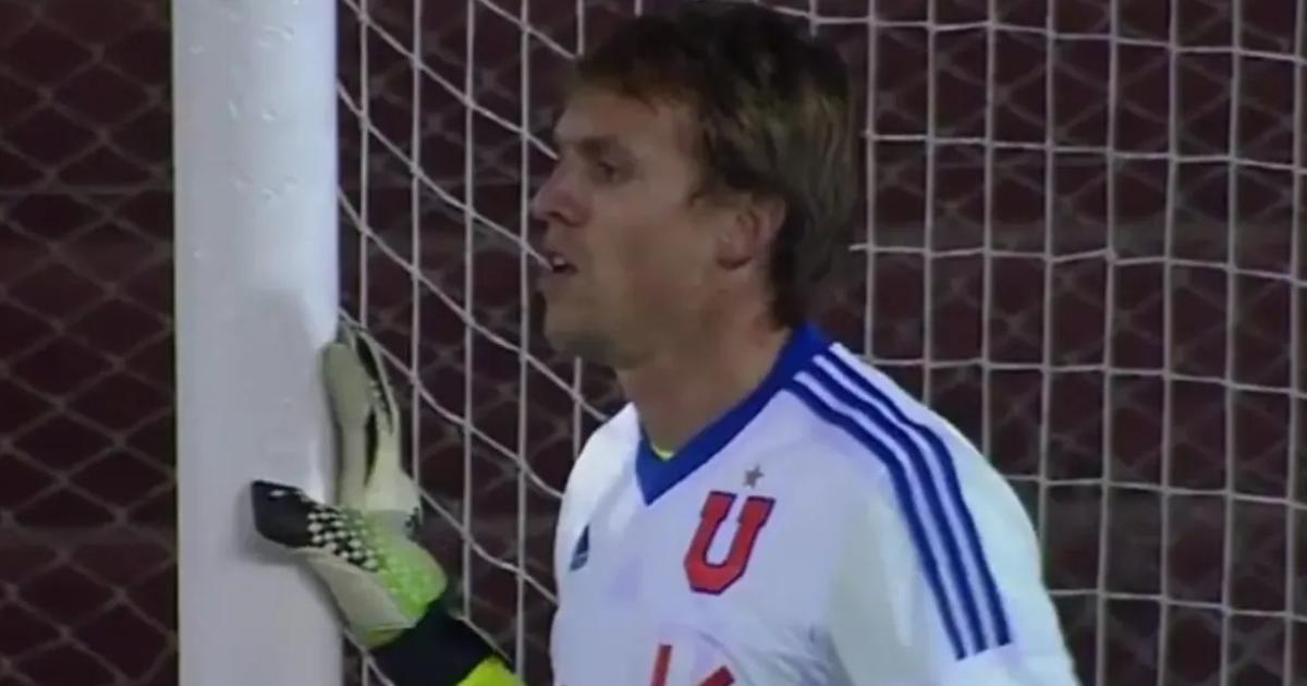 Luciano Civelli el improvisado arquero ante Lanús