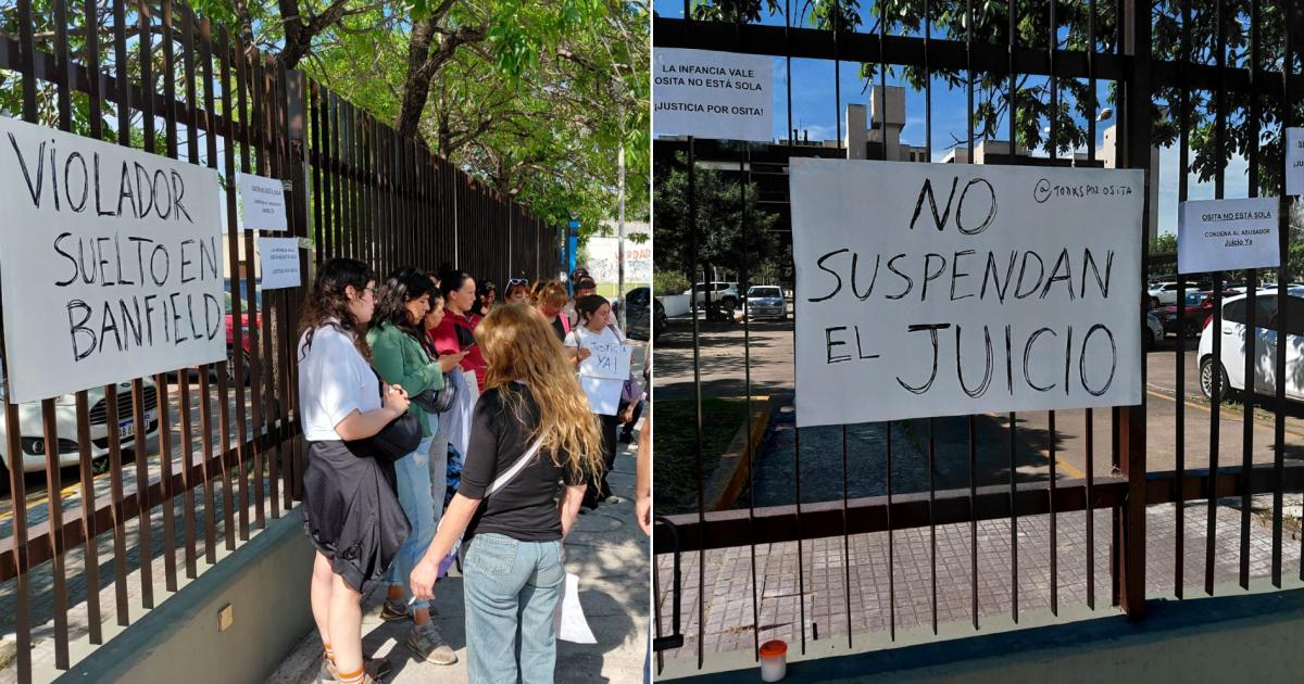 La marcha en los Tribunales de Lomas de Zamora