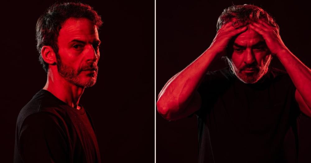 Gustavo Pardi y Roberto Vallejos actores de la obra