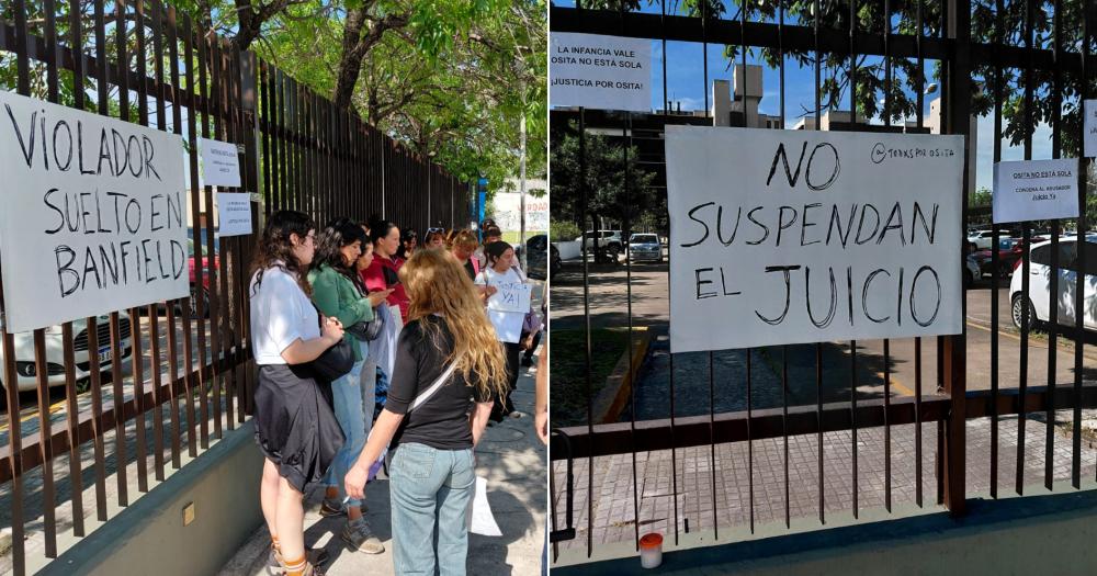 La marcha en los Tribunales de Lomas de Zamora