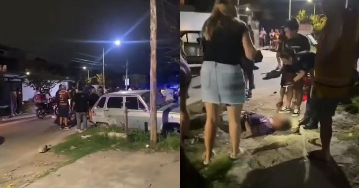 Los vecinos se acercaron para asistir a las víctimas