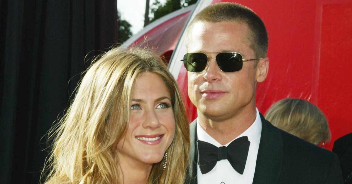 Jennifer Aniston y Brad Pitt en otros tiempos