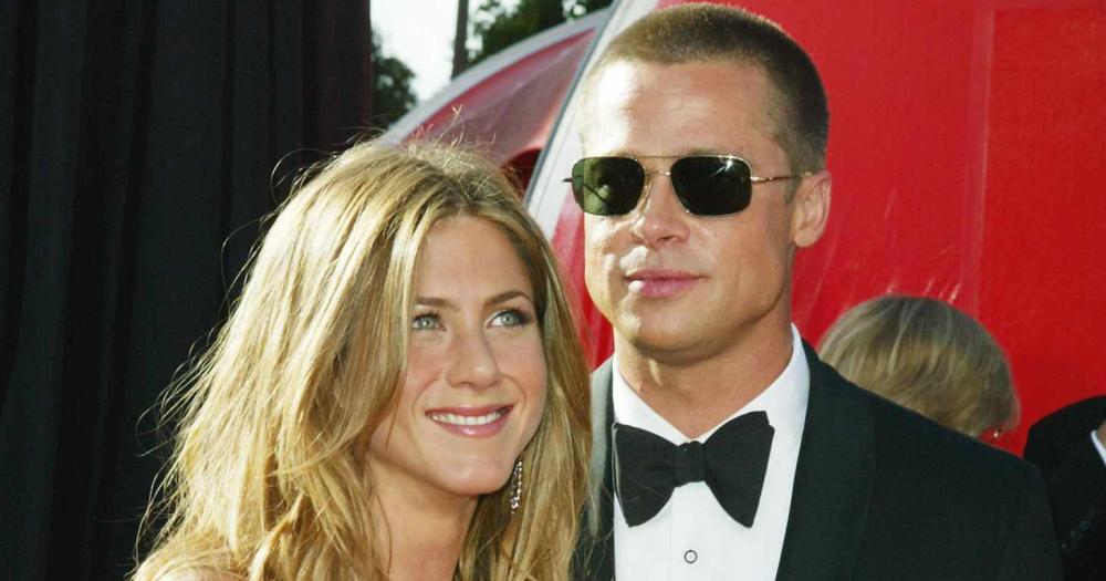 Jennifer Aniston y Brad Pitt en otros tiempos