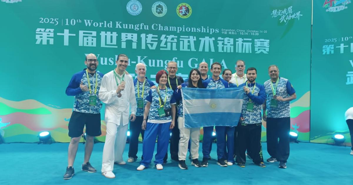 La delegación argentina presente en China