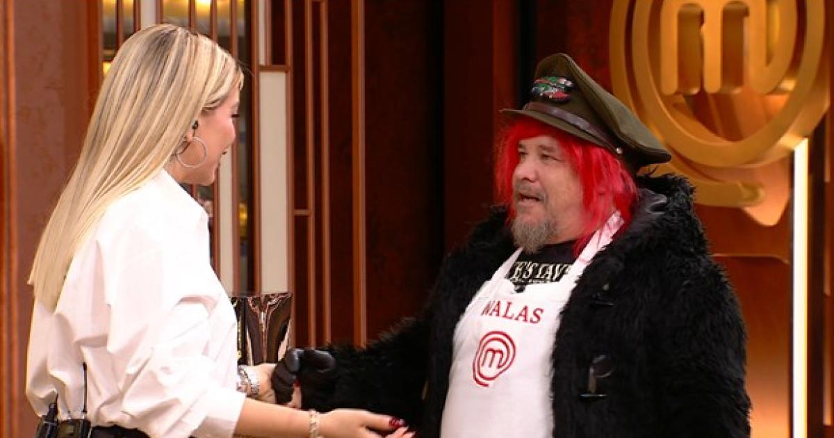 Wanda Nara con Walas en MasterChef Celebrity