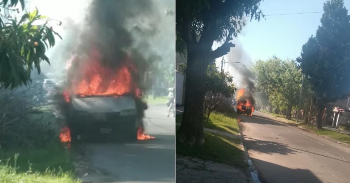 Las imgenes del incendio ocurrido este lunes por la tarde