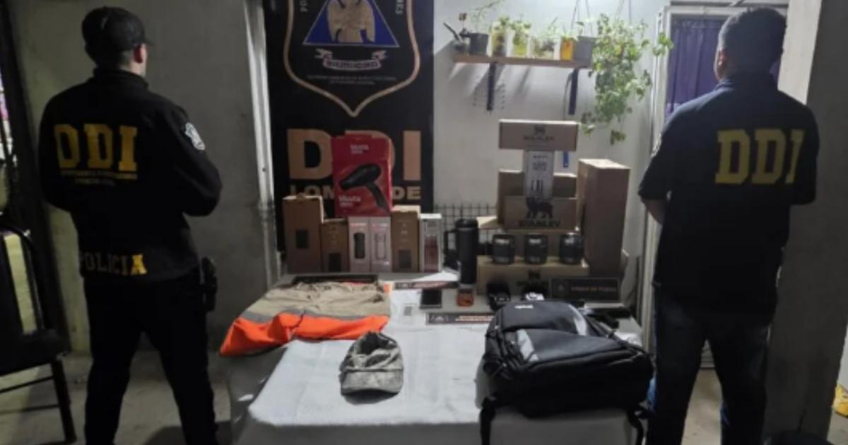 La Policía recuperó los objetos robados
