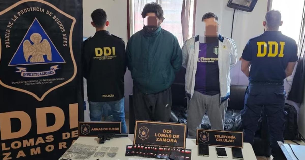 Los barras fueron detenidos por la DDI de Lomas de Zamora