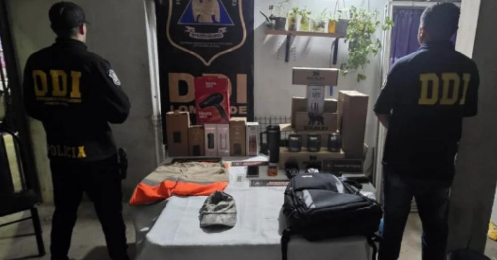 La Policía recuperó los objetos robados