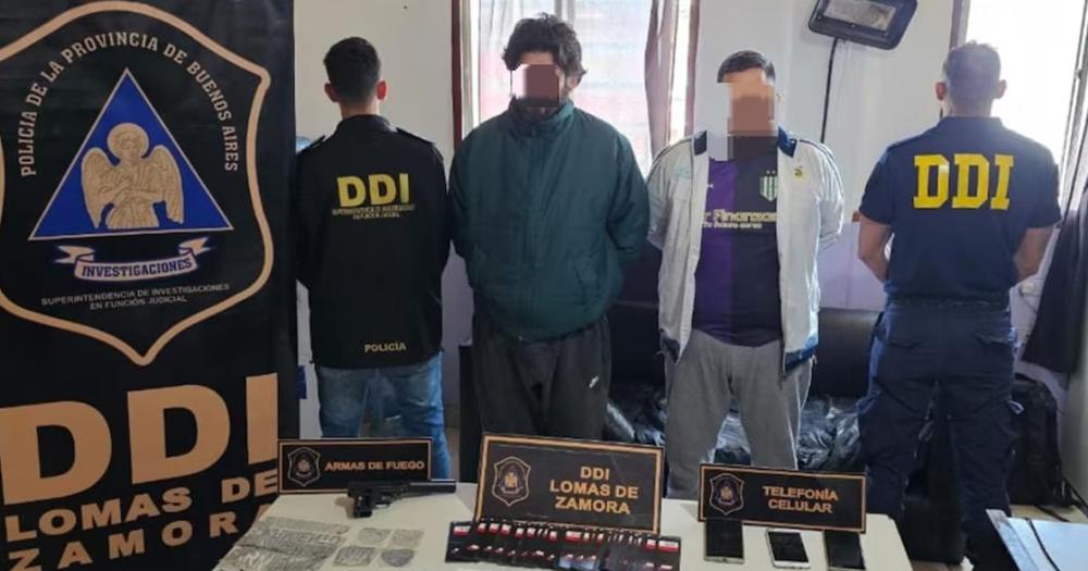 Los barras fueron detenidos por la DDI de Lomas de Zamora