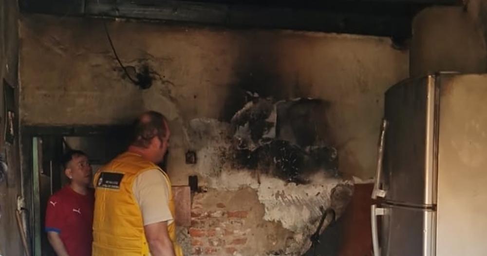 El incendio provocó serios daños