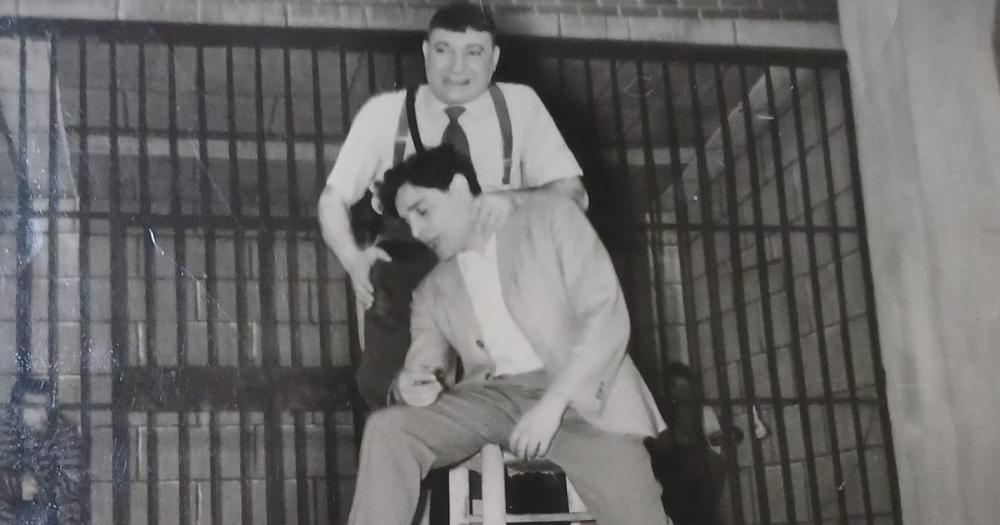 Juan Carlos y José en plena actuación Un recuerdo que se mantiene ms vivo que nunca en Banfield