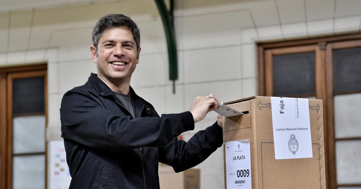 Axel Kicillof votó y le envió un mensaje claro al Gobierno de Javier Milei