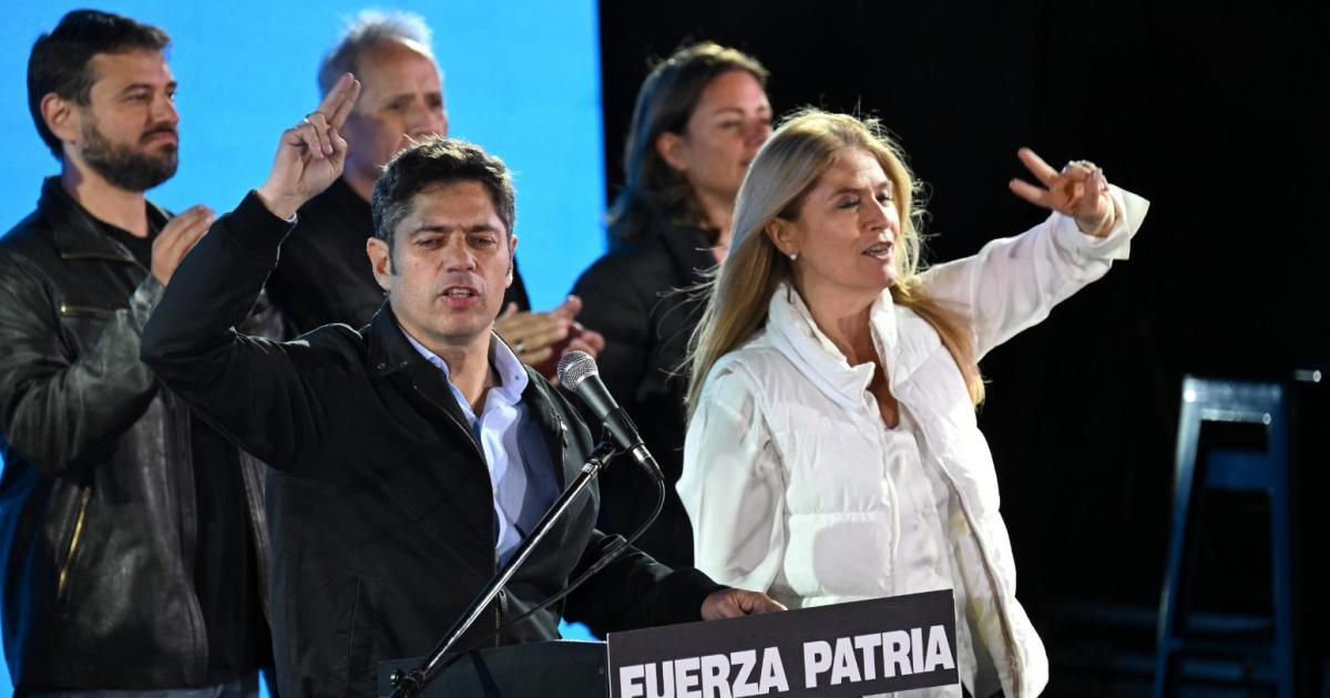 Axel Kicillof junto a Verónica Magario