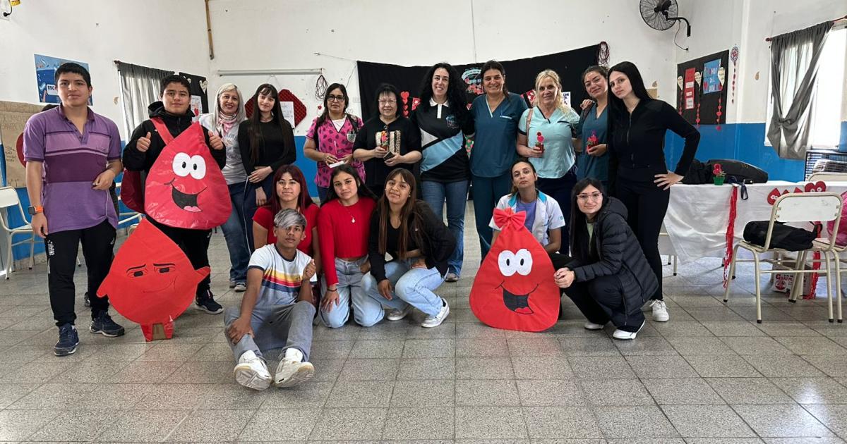 Organizaron una colecta de sangre y valoran su compromiso con la salud y con la sociedad